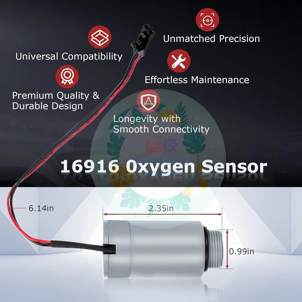 Replacement Oxygen Sensor - 16916 Oxygen Sensor for Robinair R-1234yf