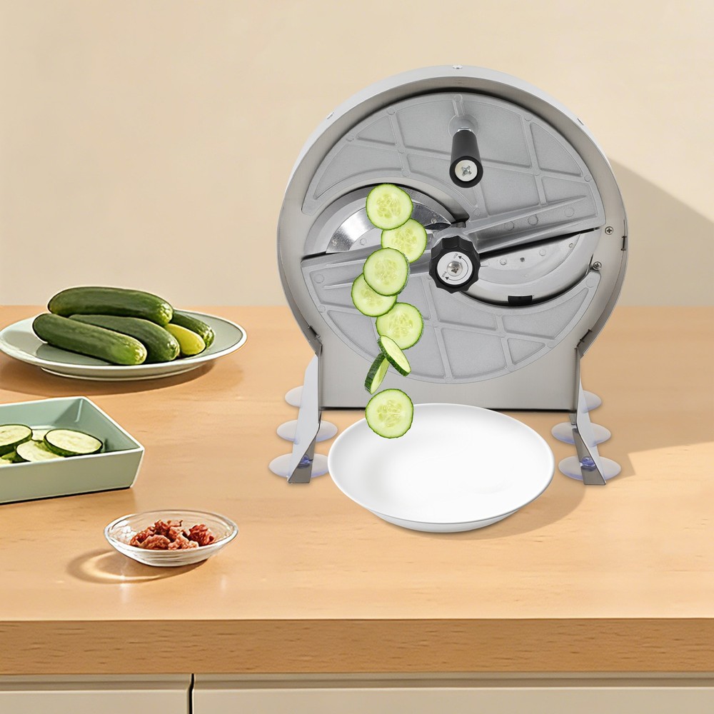 Vegetable Slicer Manual Vegetable Slicing Machine Adjustable Thickness 0.1–10mm