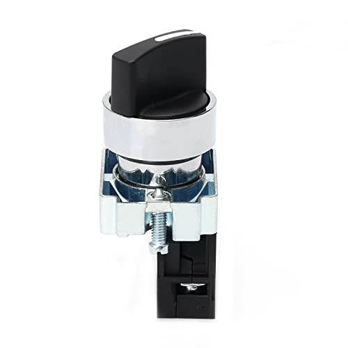22mm Selector Switch 1NO Latching Rotary Selector Switch 2 Position Maintained