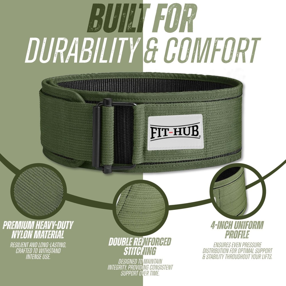 Weight Lifting Belt Gym Self locking Belt Workout Powerlifting Training Support