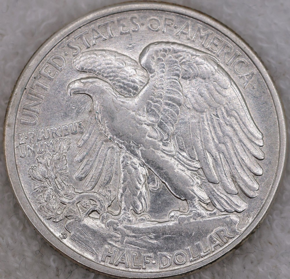 Walking Liberty Half Dollar 1935-D AU