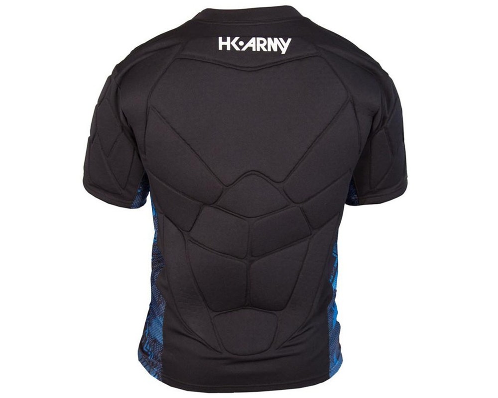 NEW HK Army Crash Chest Protector - Black/Blue - X-Small/Small