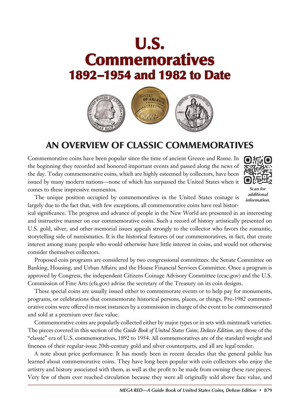 Mega Red Guide Book of United States Coins Deluxe 10th Edition