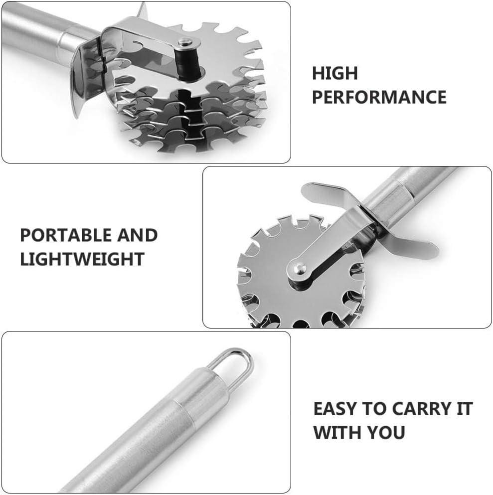 DOITOOL Meat Tenderizer Stainless Steel Rolling Tool, Meat...