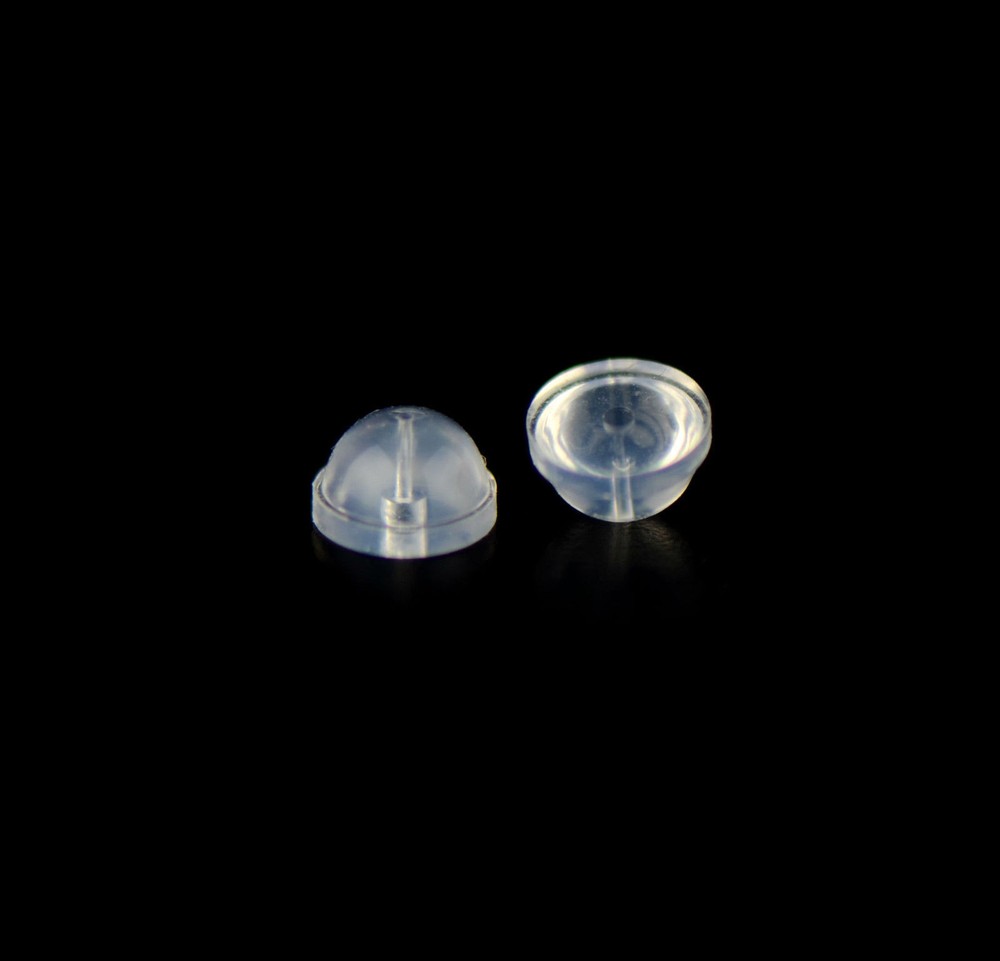 Jelly Silicon Back Earring 1 Pair!!!