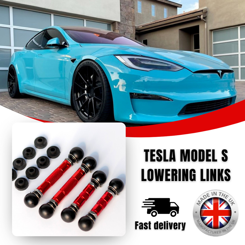 Tesla Model S Evolution Lowering Links Set 2013 To 2020 (Precision Adjustment)