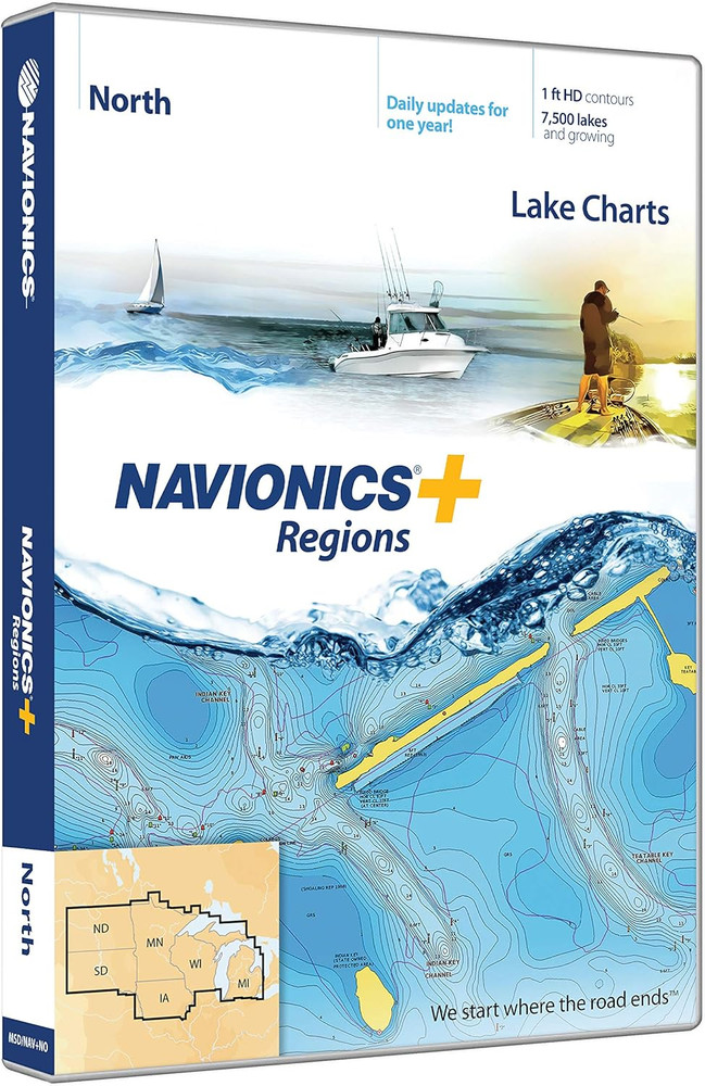 plus Regions North Lake Charts on Sd/Msd,Black