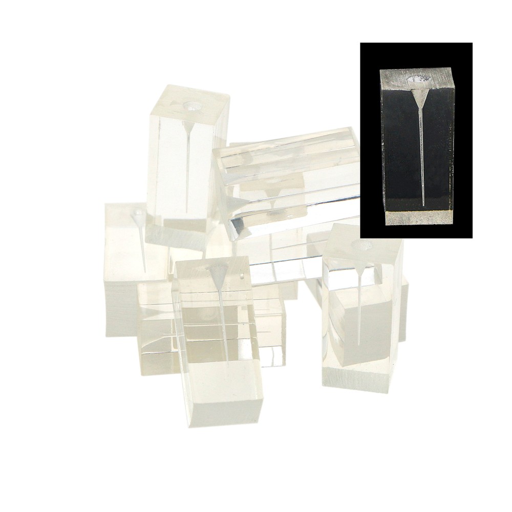10Pcs Dental Endodontic Study Practice Operation Tooth Model Clear Root Canals