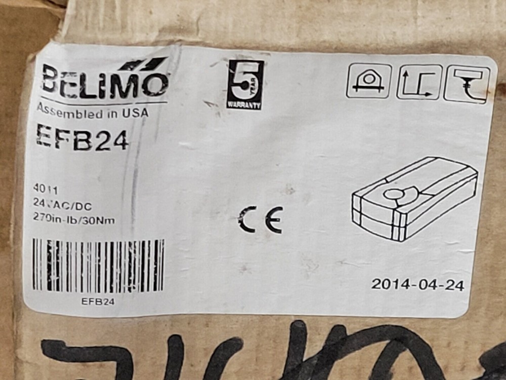 BELIMO EFB24 Spring Return Actuator – Safety