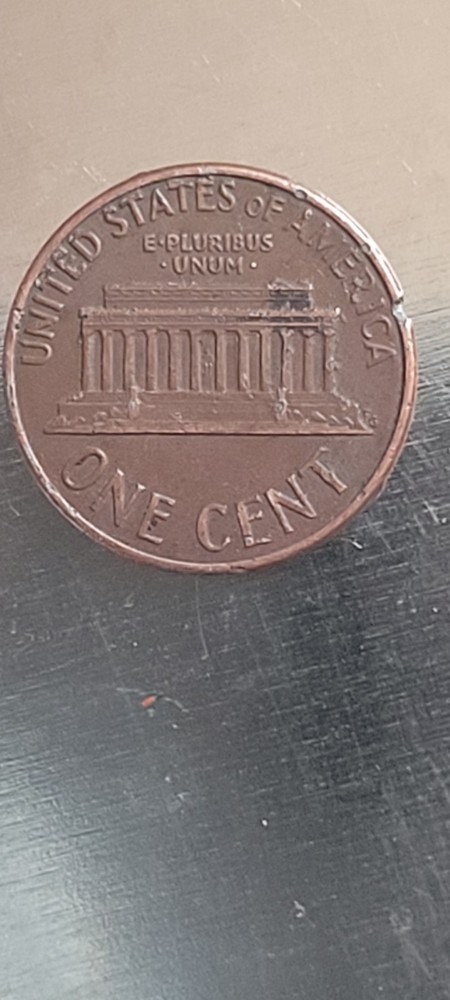 1989-D Lincoln Memorial Penny Error Copper Small Cent Denver Mint