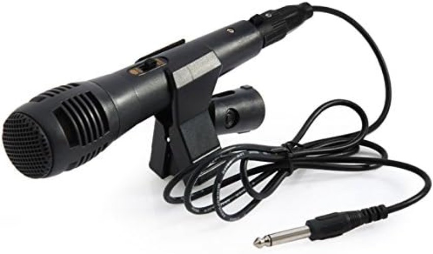 High-Sensitivity Unidirectional Microphone System for Karaoke - XLR, 5 Ft Cord