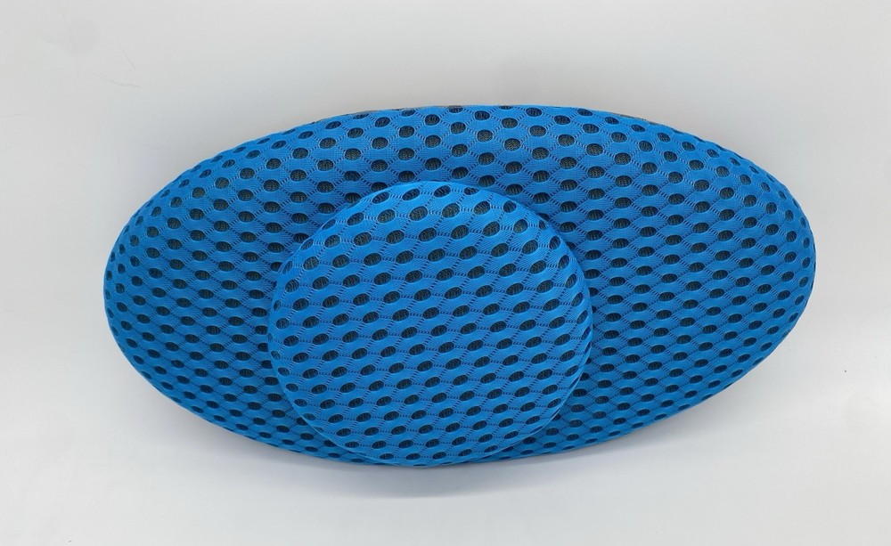 Comfy Curve Ergonomic Lumbar Support 4D Mesh Fabric, Memory Foam Support