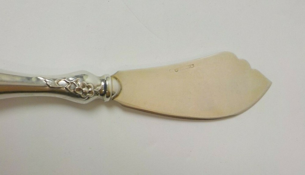 Finland 813 Silver 7" Cheese Server, 30 grams, Monogram "K S"