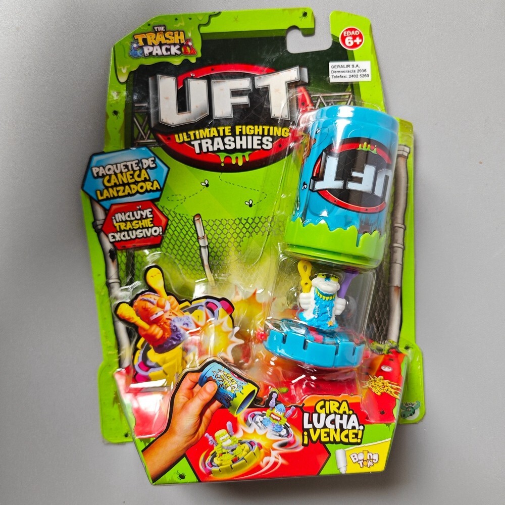UFT Ultimate Fighting Trashies Spin Bin Launcher Pack Multiple colors