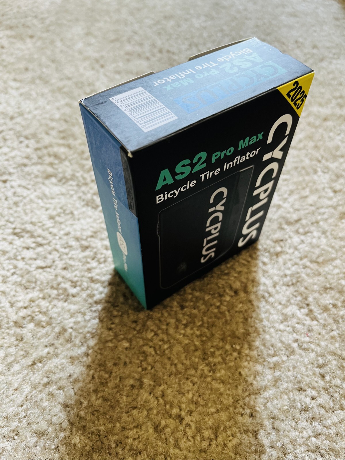 CYCPLUS AS2PROMAX 120PSI Electric Tiny Bike Pump with Gauge,2025 Updated Version