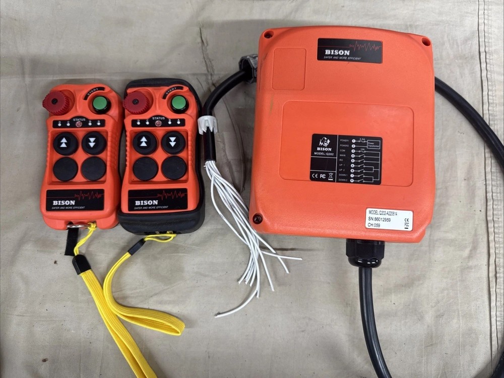 Bison Industrial Wireless Radio Remote Controller Q200 Input AC/DC 24-264V