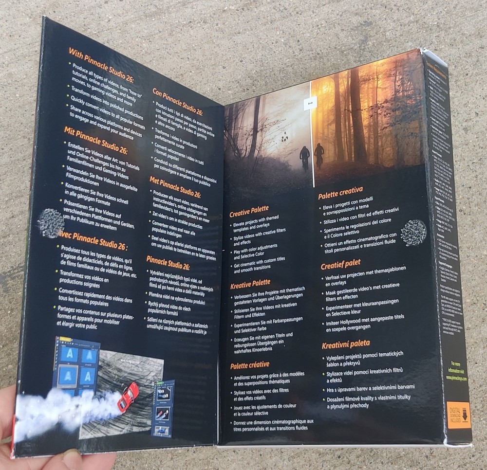 Pinnacle Studio 26 Create with inspiration Edit With Pinnacle Software