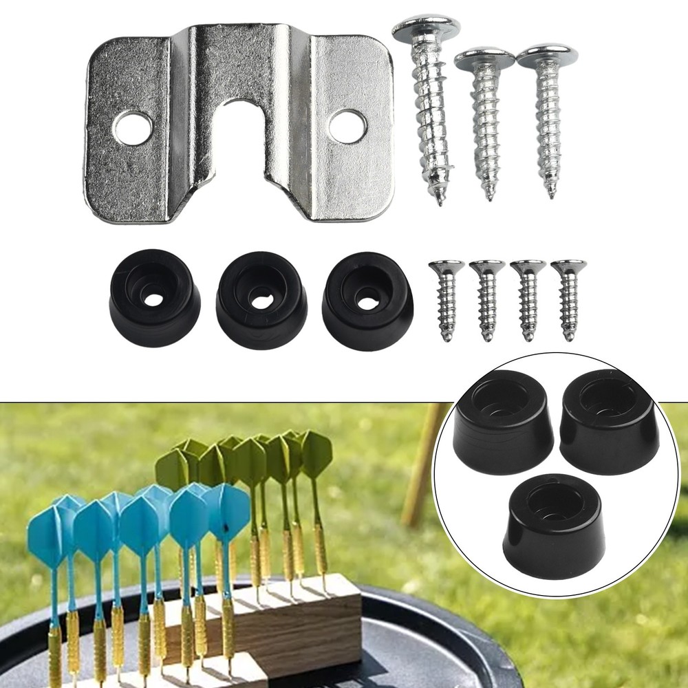 Effortless Dartboard Hanging with this Sturdy Bracket and Screw Fixings