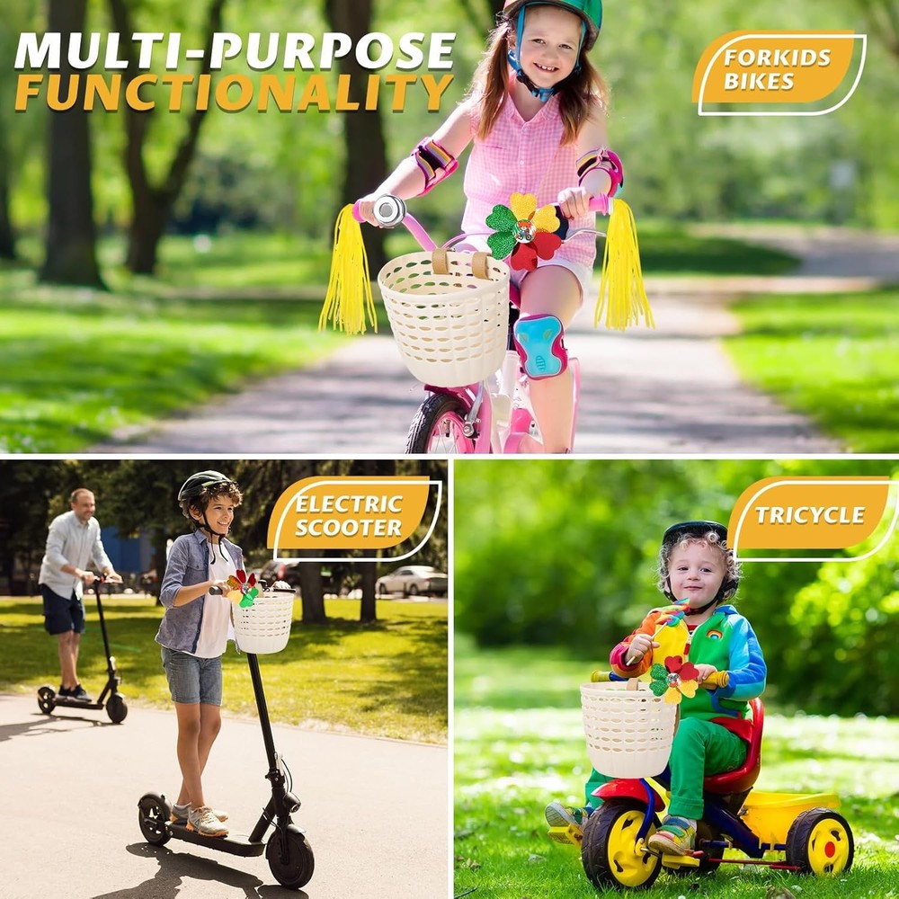 Kids Front Handlebar Bike Basket