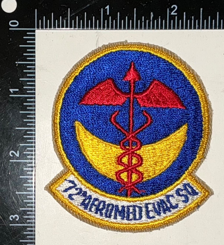 Cold War USAF US Air Force 72nd Aeromedical Evac Squadron Patch