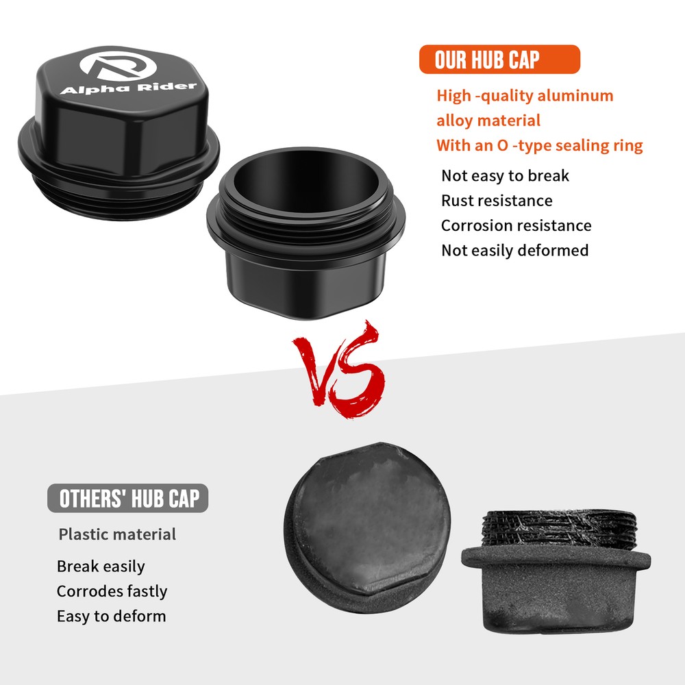 2Pack For Vortex Hub Replacement Grease Cap 48355V K71-G01-73 Tie Down 81143