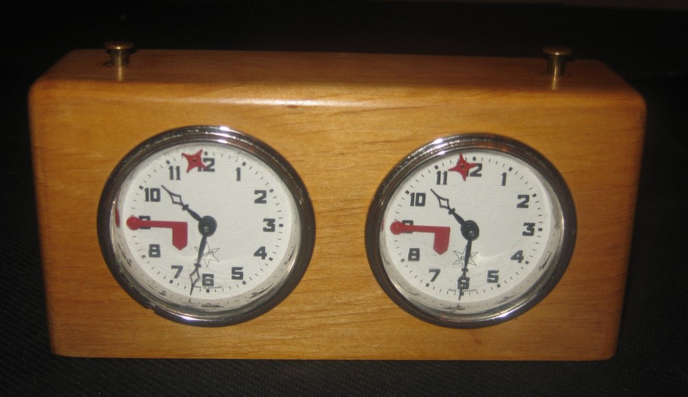 Vintage 1950s  Alpha German Chess Clock Timer Model # 507 with Original Box