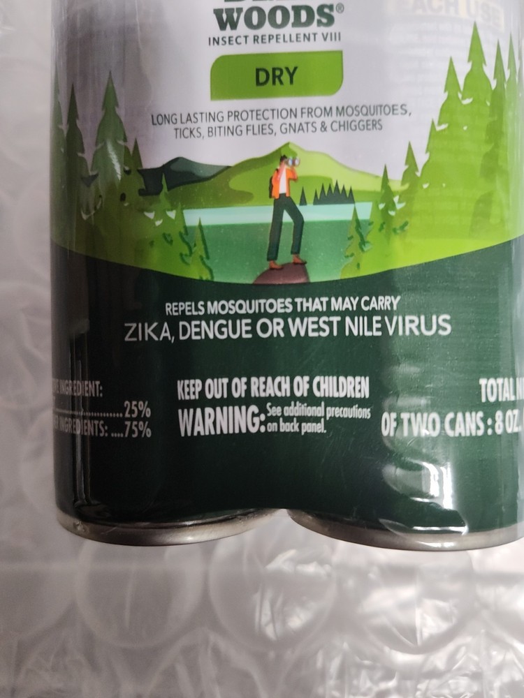 2 - OFF! Deep Woods Insect Repellent Dry 4 Oz