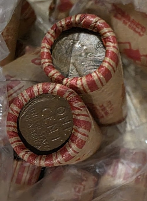 Roll of 50 Assorted Lincoln Wheat Cents -