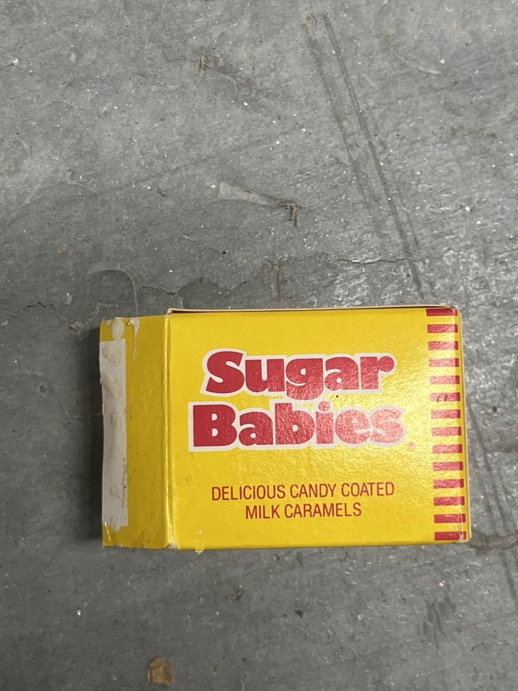 VINTAGE 1980s SUGAR BABIES CANDY EMPTY BOX ONLY