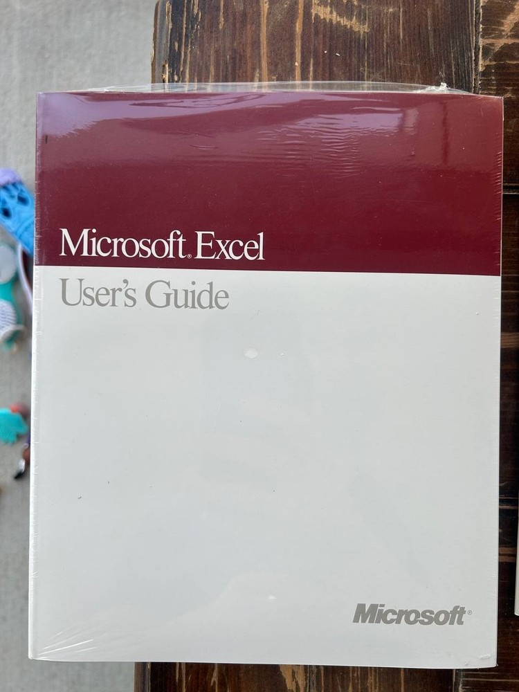 Vintage Microsoft Excel Macintosh Software 6-Disk Set Manuals Sampler