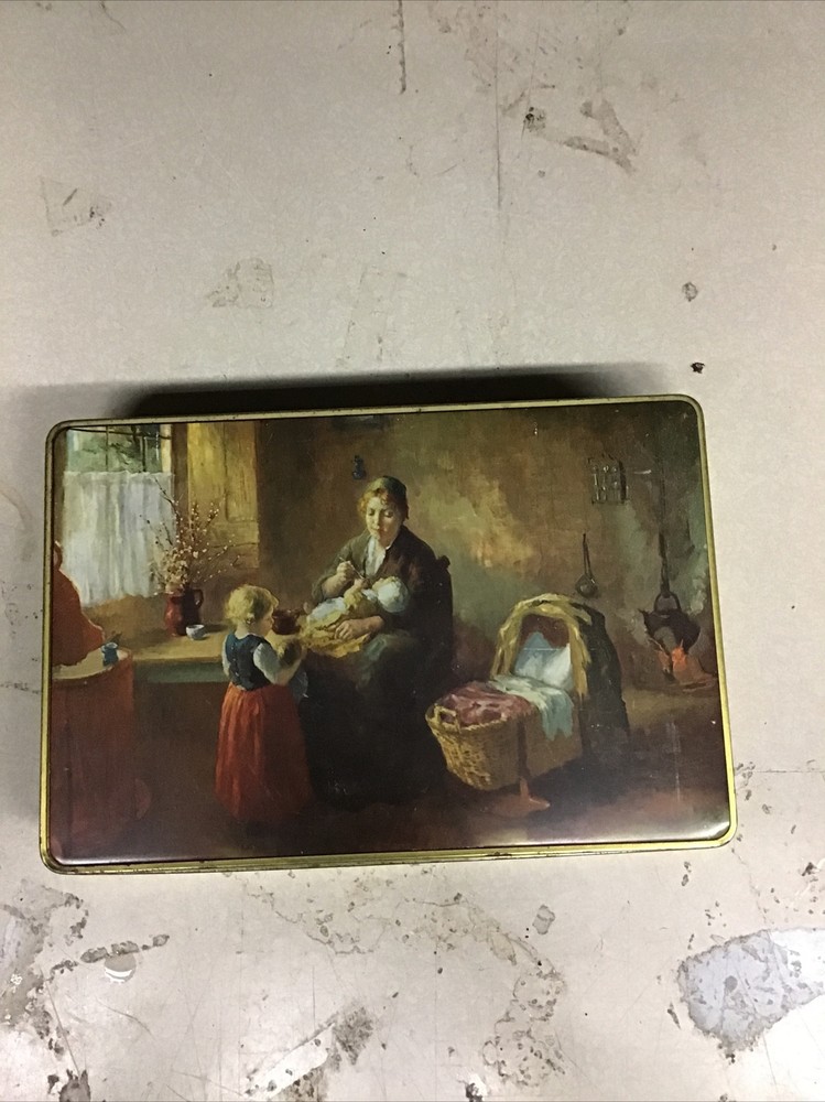 Vintage Biscuit Tin Bernard de Hoog DBF