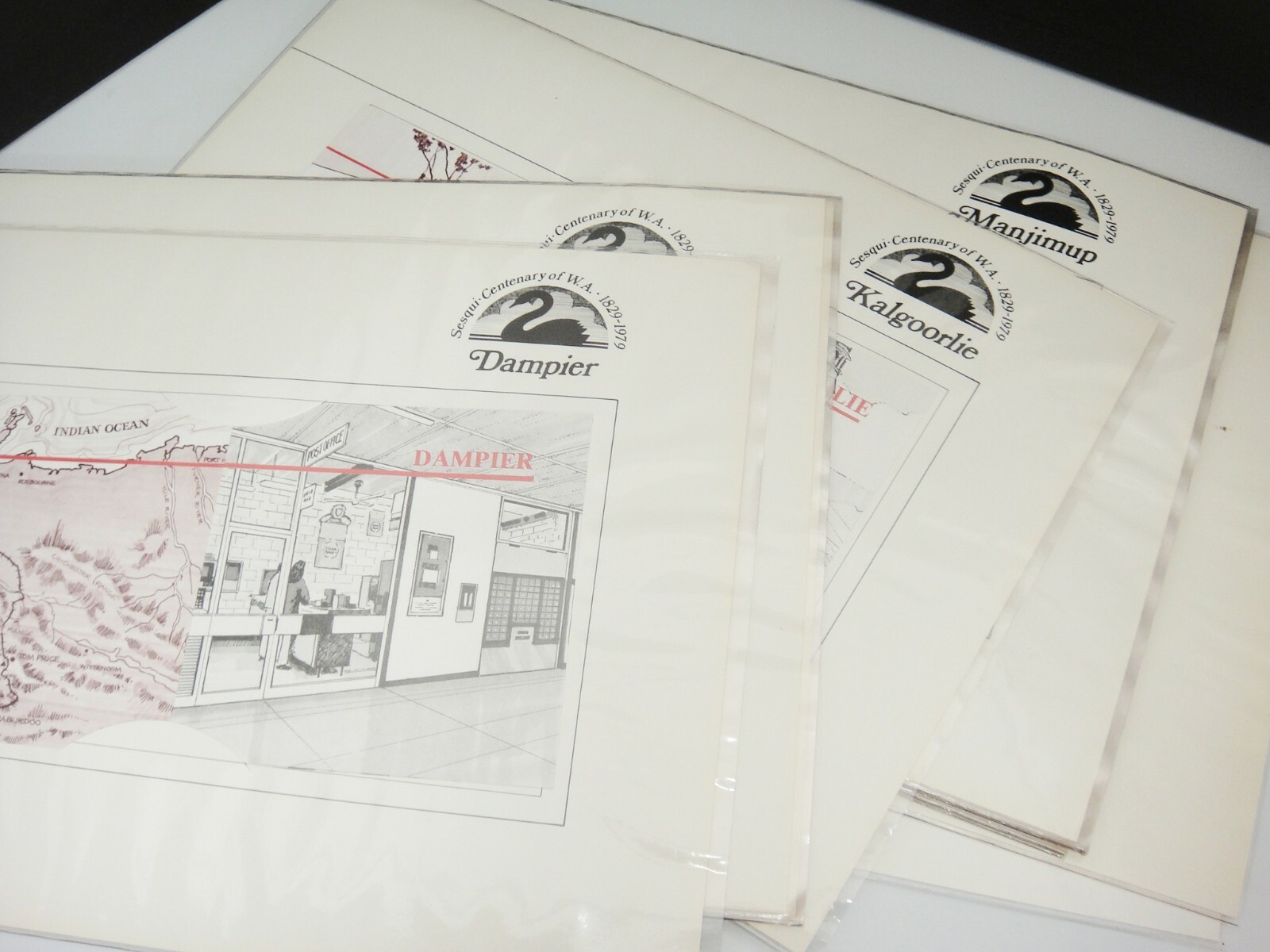 Between the Lines Western Australia Postal History with 1979 Stamps Issues 2 Vol