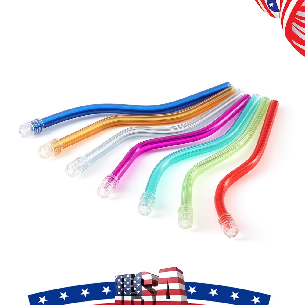 100PCS Disposable Dental Saliva Ejectors Ejector Disposable Suction Tips