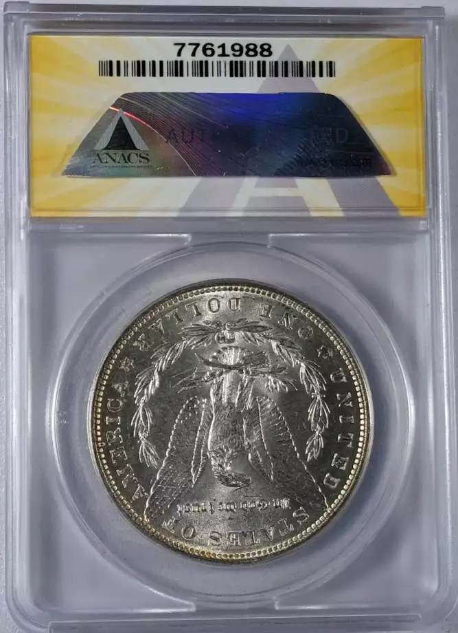 1886 Morgan Silver Dollar ANACS MS-60