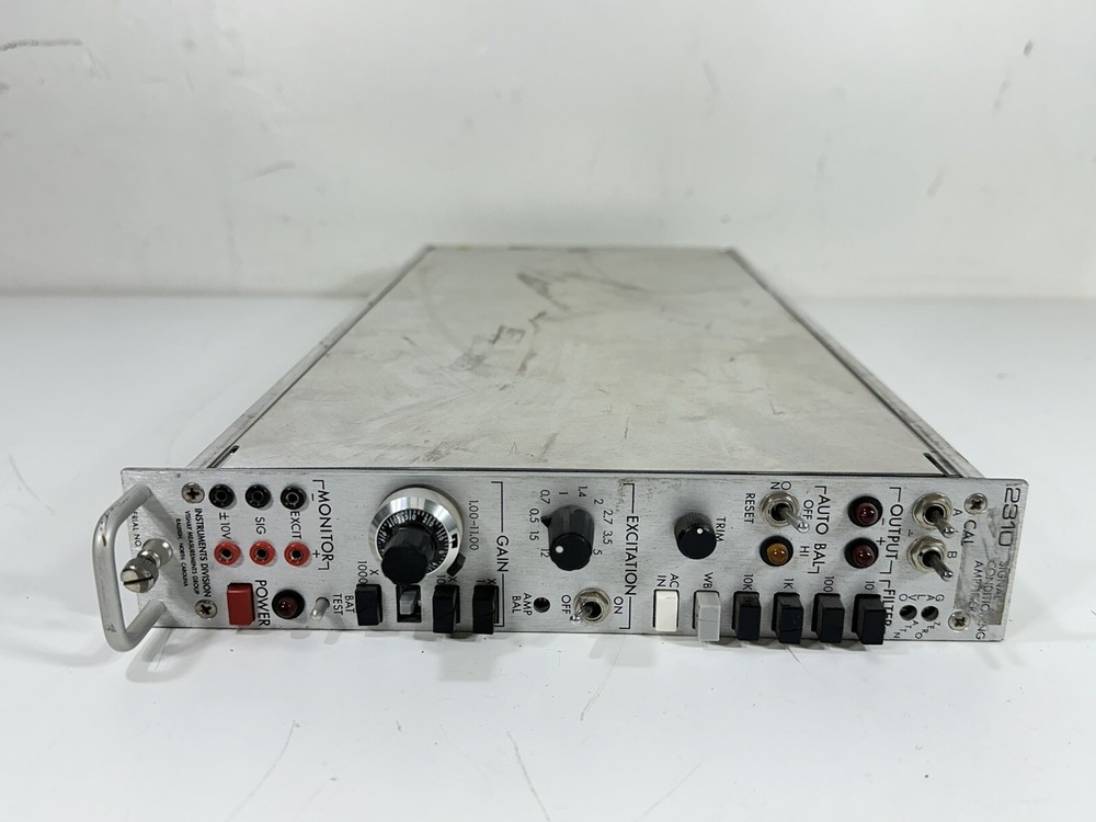 UNTESTED Vishay Measurements Group 2310 Signal Conditioning Amplifier Module #8