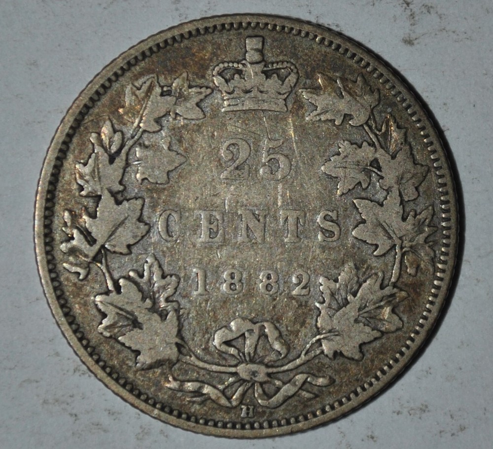 1882 CANADA 25 Cents {{{{4675