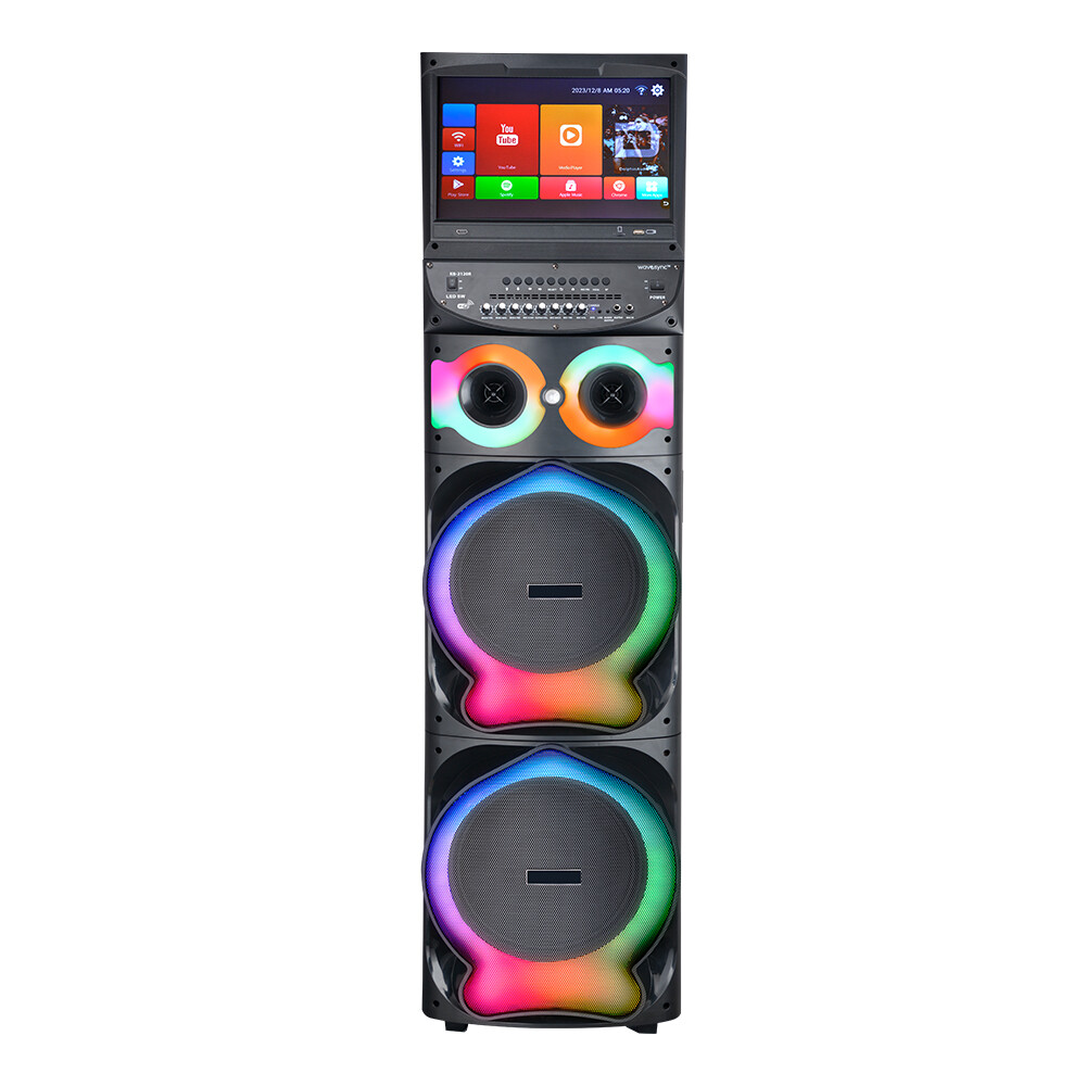 Portable Professional Karaoke Machine Speaker w/Touchscreen Tablet &Wireless Mic
