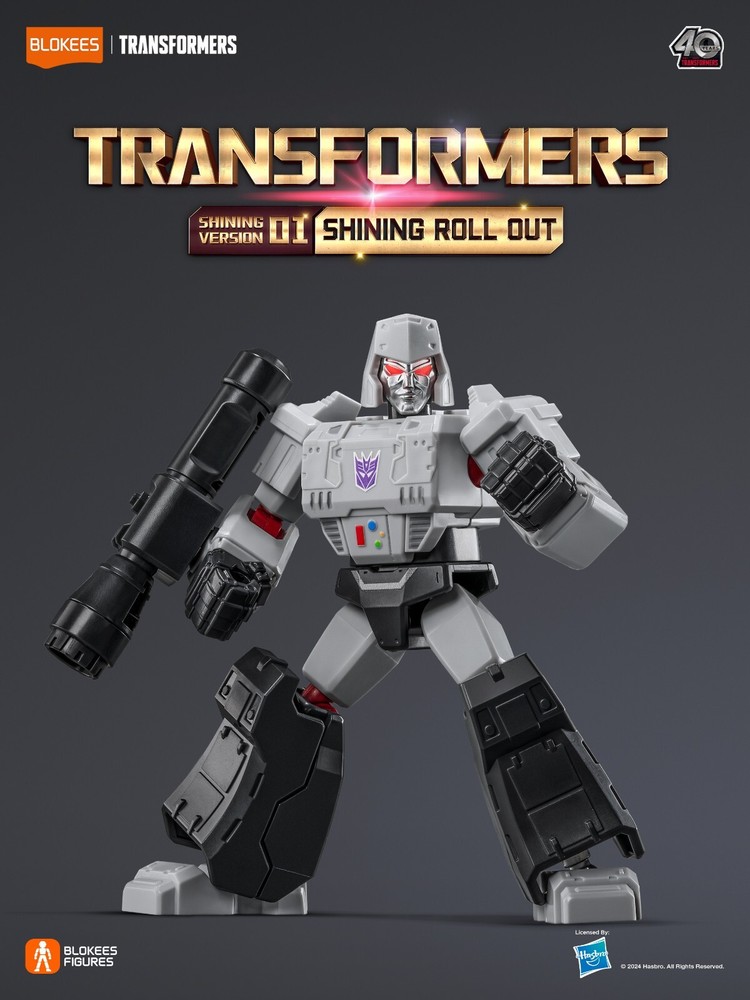 Blokees Transformers Shining Version 1 Roll Out G1 Megatron Light Up Model Kit!