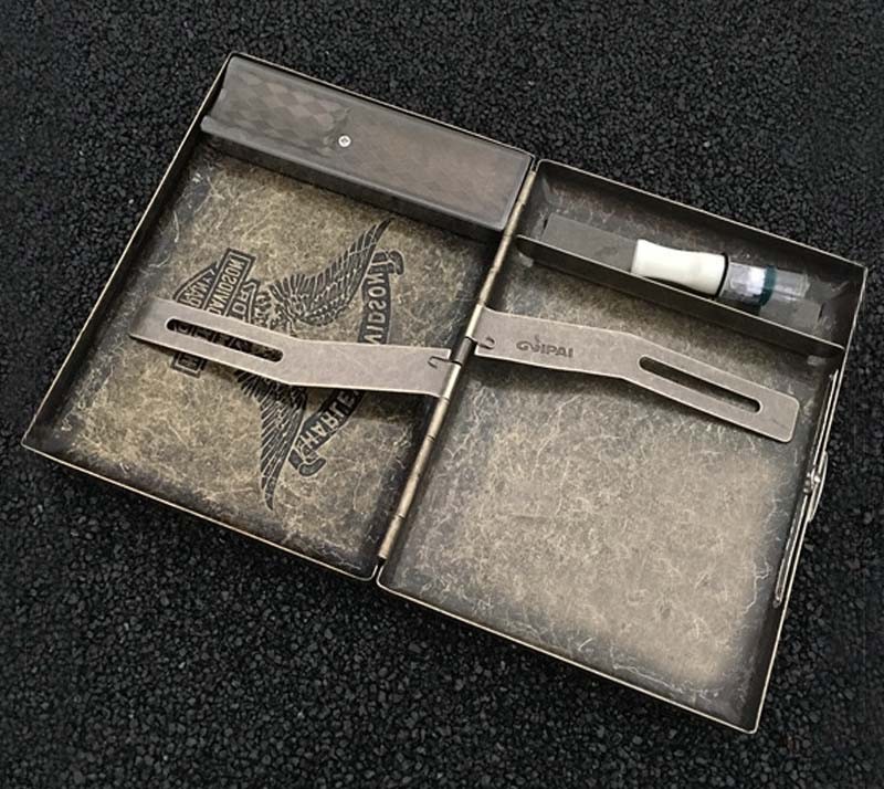 HARLEY - DAVIDSON Lighter cigarette case for 20 cigarettes pack