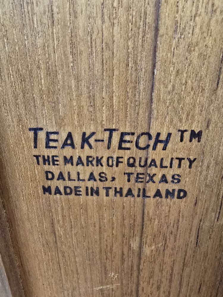 VINTAGE MCM TeakTech Rolltop Storage Unit Filled With Various Hard Disk EUC