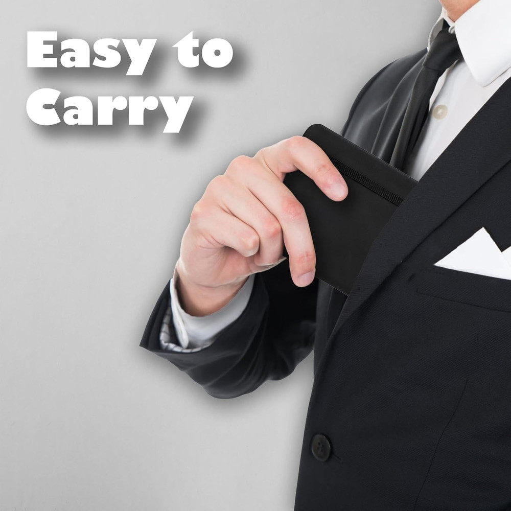 2 Pack Pocket Notebook Small Notebook, 3" X 4.4" Journal Notebook Hardcover with