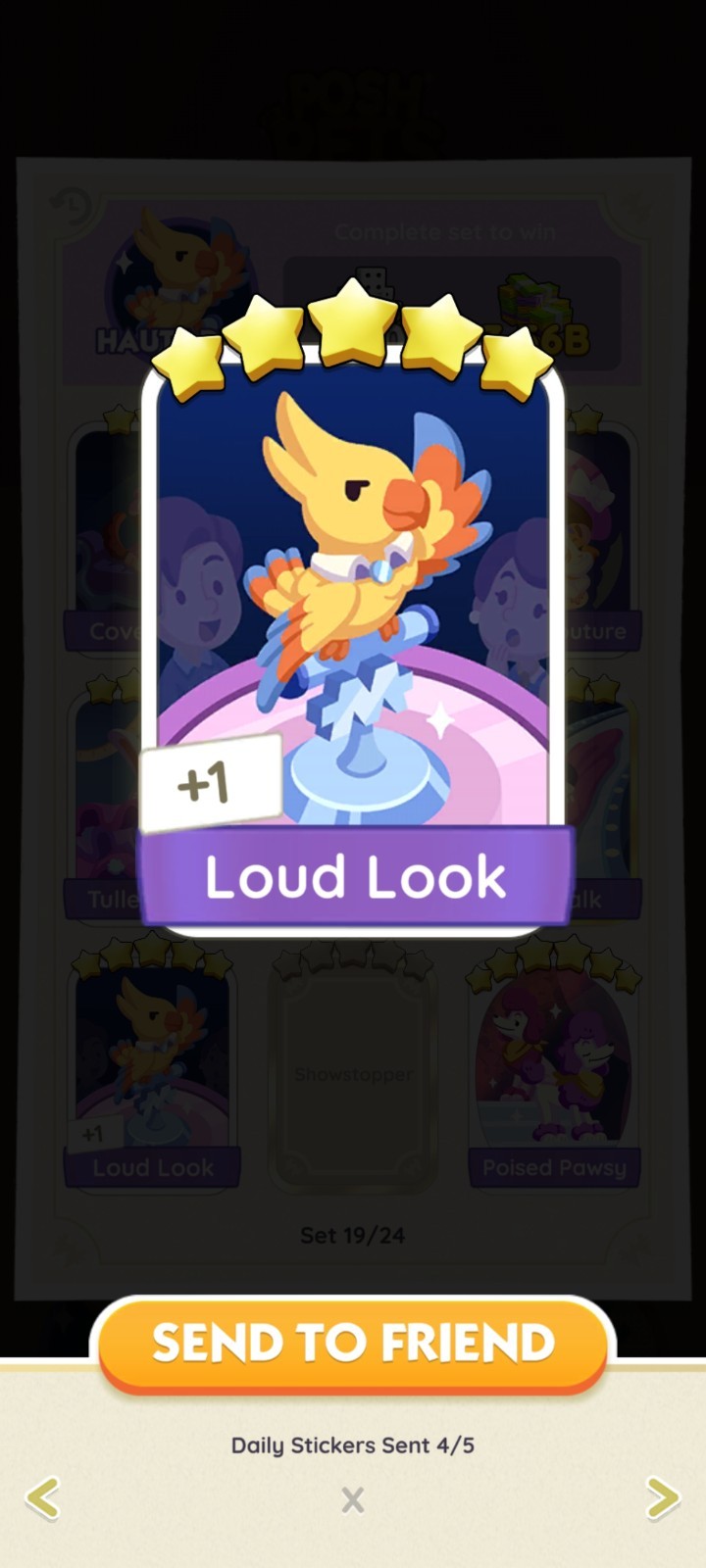 Loud Look   - Stickers - 5⭐⭐⭐⭐⭐ - ⚡️ Posh Pets Album ⚡️