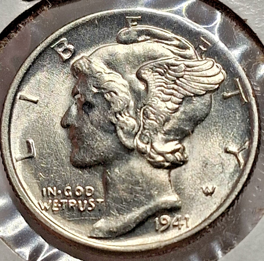 1941 Mercury Dime