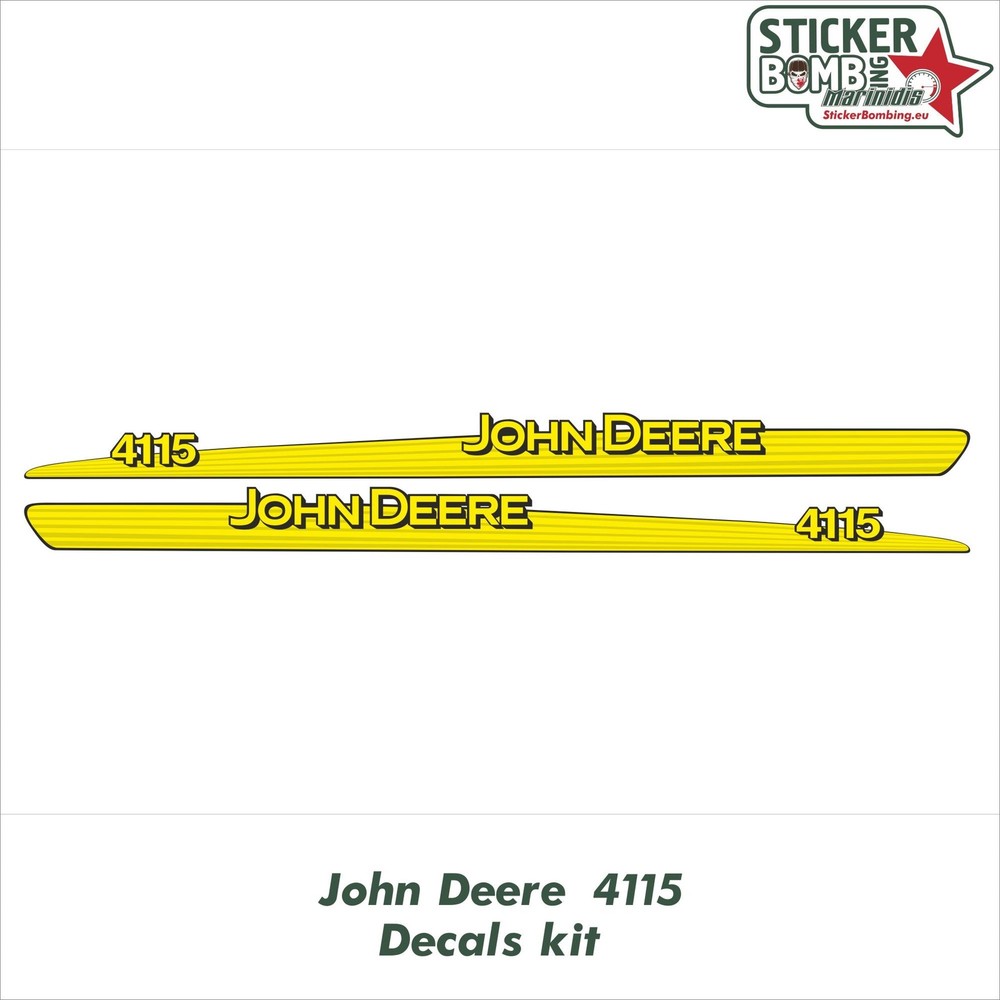 New! John Deere 4115 Decals Kit