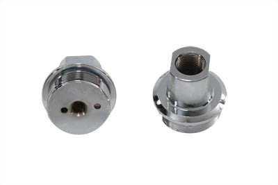 Chrome Inner Fork Tube Plug Set for Harley-Davidson