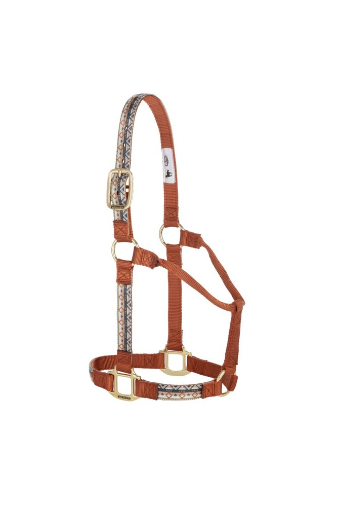 Weaver Leather, Patterned Non-Adjustable Nylon Halter, Trekking West