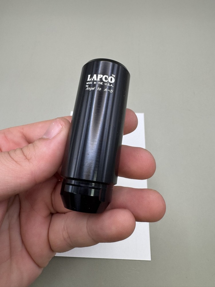Lapco Barrel Adapter Angel to A5 Black