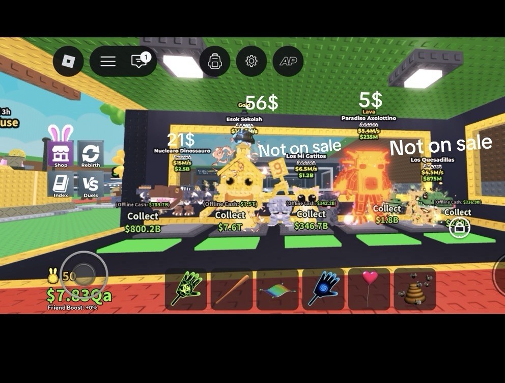 Steal a brainrot secrets * read description before buying*￼￼