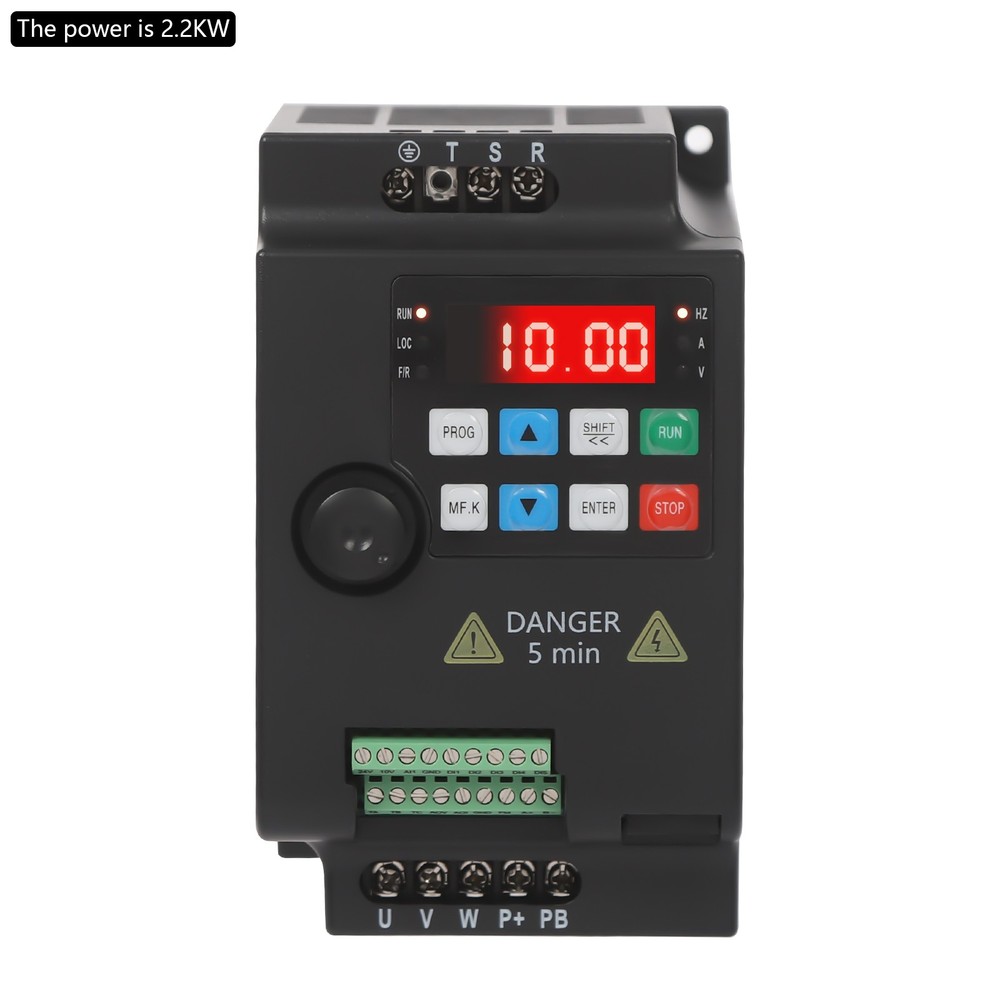 2.2KW 3HP VFD Variable Frequency Drive Inverter Converter Single to 3 Phase