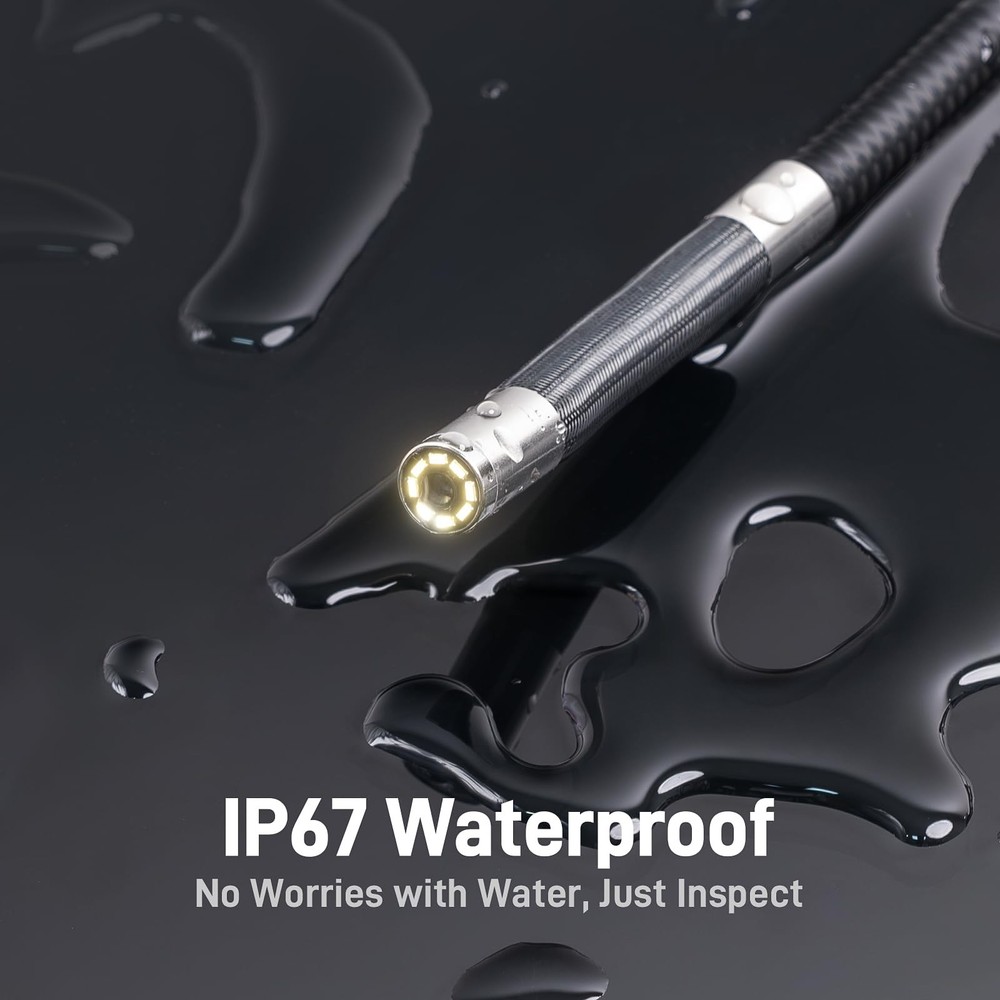 Teslong Two Way Articulating Borescope with Light Industrial Endoscope